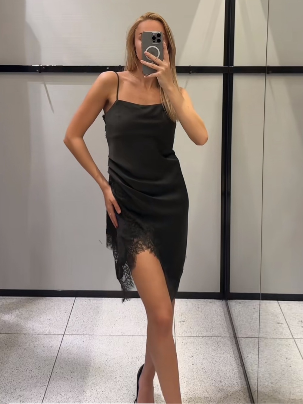ZARA ZW COLLECTION LACE CAMISOLE TOP - Picture 12 of 16